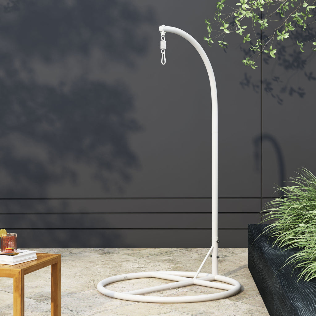 Hanging Chair Bottom White Iron Garden & Outdoor Outdoor & Patio Furniture Patio Furniture Sets