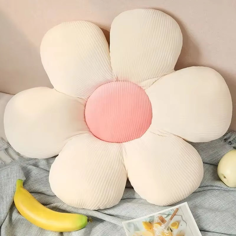 40CM Colorful Flowers Plush Pillow Plant Petal Cushion Stuffed Toys for Girls Baby Home Decor Gift Flower Pillow Home Decor Gift