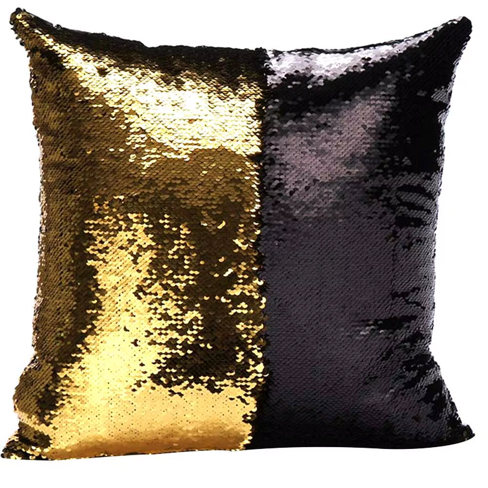 Mermaid Pillows Two Tone Sequins Throw Pillow Cushion Case DIY Case Double Sides Decorative Pillows FBE3