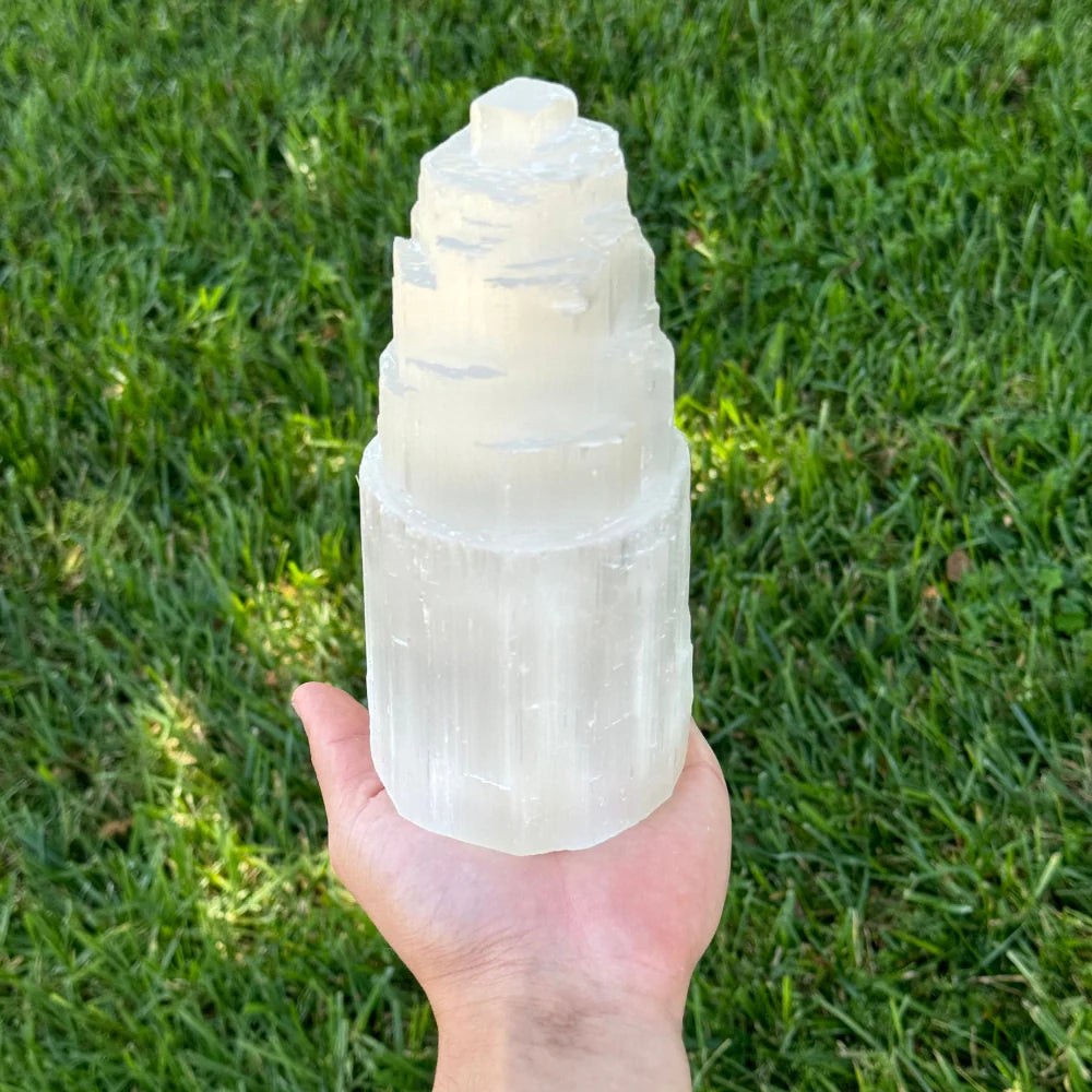 Selenite Lamp Medium