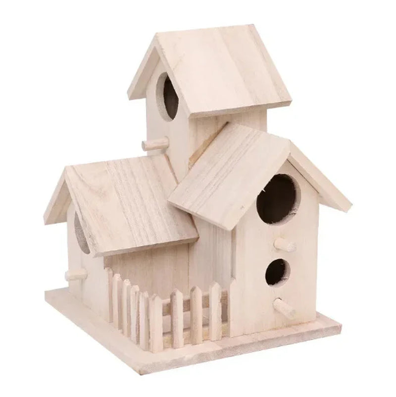 Bird House,Bird House for Outside,Wooden Bird Houses for outside Hanging,Birdhouse Outdoor Nesting Box for Wild Bird Viewing (Copy)