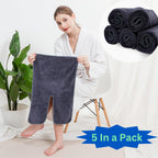 Microfiber Facial Towels - Set of 5 Spa Face Towels for Women, Professional Esthetician Supplies and Esthetician Essentials, Extra Soft, Large U Shaped Massage Spa Towels