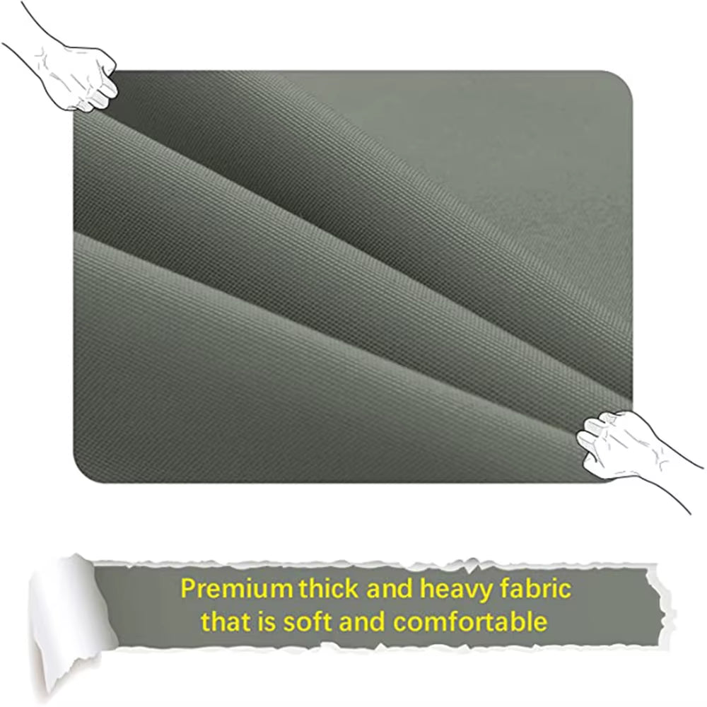 10 Size Patio Chair Seat Covers , Windproof, Water Resistant Patio Cushion Slipcovers Replacement, Patio Cushion Covers