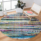Fiesta Shag Collection Area Rug - 9' X 12', Multi, Modern Abstract Design, Non-Shedding & Easy Care, 0.5-Inch Thick Ideal for High Traffic Areas in Living Room, Bedroom (FSG367M)