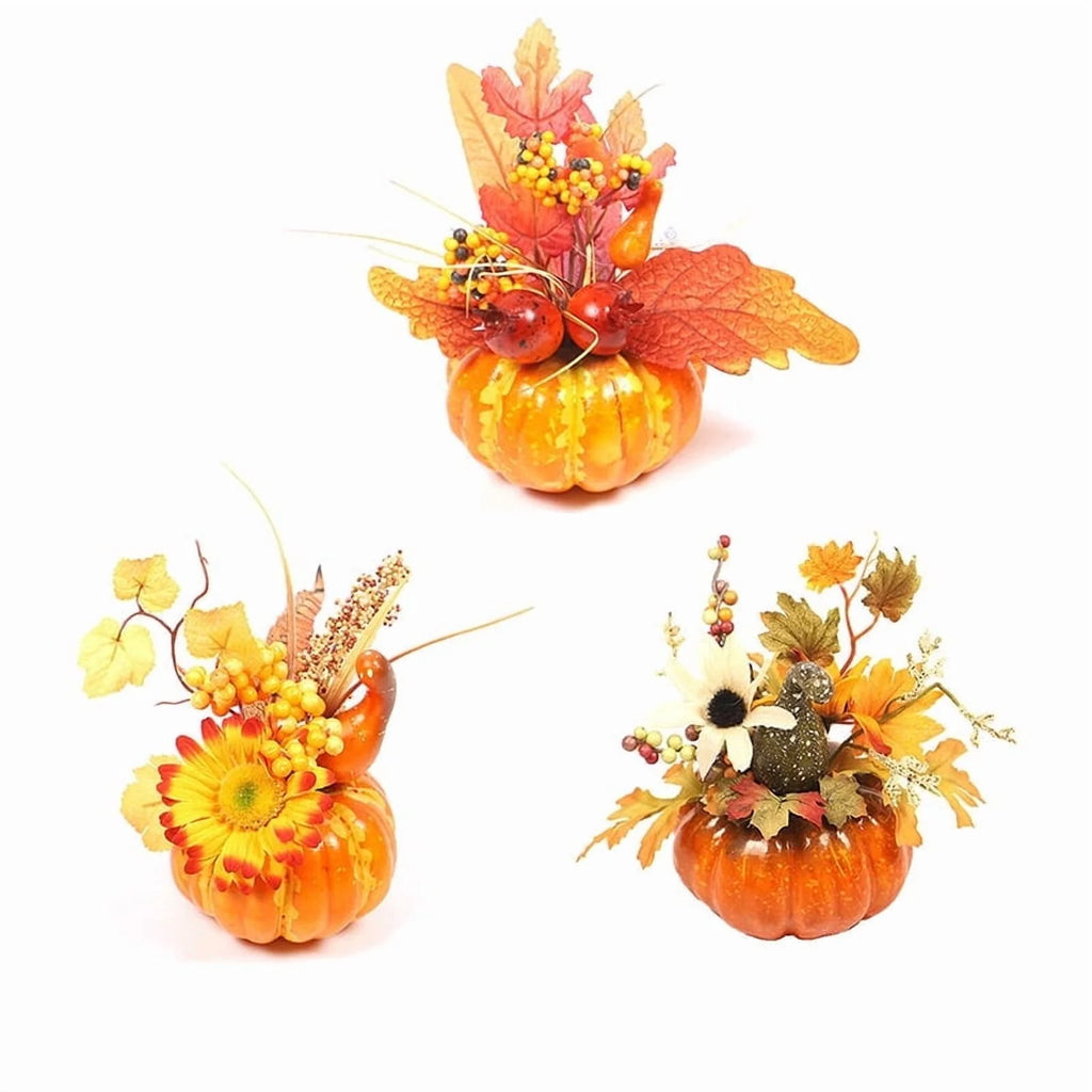 Artificial Pumpkins Table Home Decor House Prop Autumn Fall Harvest Thanksgiving Decoration;Artificial Pumpkins Table Home Decor House Prop Thanksgiving Decoration
