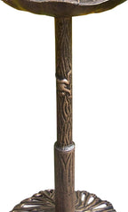 5012AB Antique Bronze Frog Design Aluminum Birdbath