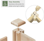 8X2 FT Raised Garden Bed Kit Elevated Wood Planter Garden Box Stand for for Backyard, Patio Outdoor Solid Wood