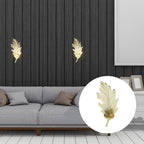 1Pc Wall-Mounted Candle Holder Creative Leaf Design Wall Decor for Living Room Bedroom Dining Accent for Parties and Weddings