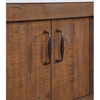 Telluride 60-In Distressed Pine Undermount Single Sink Bathroom Vanity with White Quartz Top