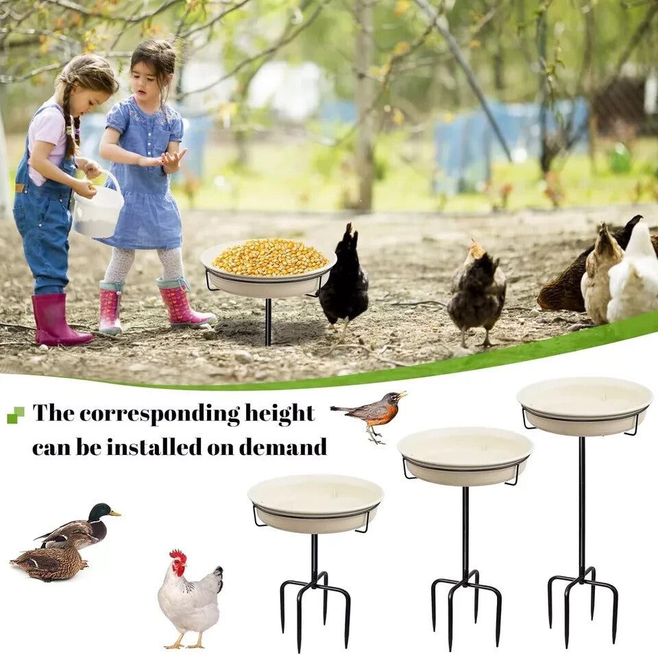 28In Freestanding Birdbaths Bowl Outdoor, Free Standing Garden Bird Bath Bird