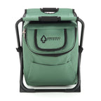 Multi-Function 3-In-1 Compact Camp Chair: Backpack, Stool & Insulated Cooler, W/ External Pockets & Storage Bag, Lightweight, Large Backpack, Fishing, Hiking, Heavy-Duty, Usa-Based