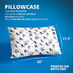 Hockey Action Player Pillowcase | Home Decor