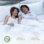 Shredded Memory Foam Pillows Cooling Pillows for Bed Sleeping Standard Size Set of 2 Pack