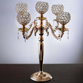 25" Tall Candelabra Chandelier Crystal Votive Candle Holder Wedding Centerpiece