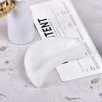 4 Inch Selenite Bowl Moon Shape Moroccan Selenite Crystal Charging Bowl for Healing, Recharging Crystals