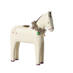 Wooden Horse Candle Holder