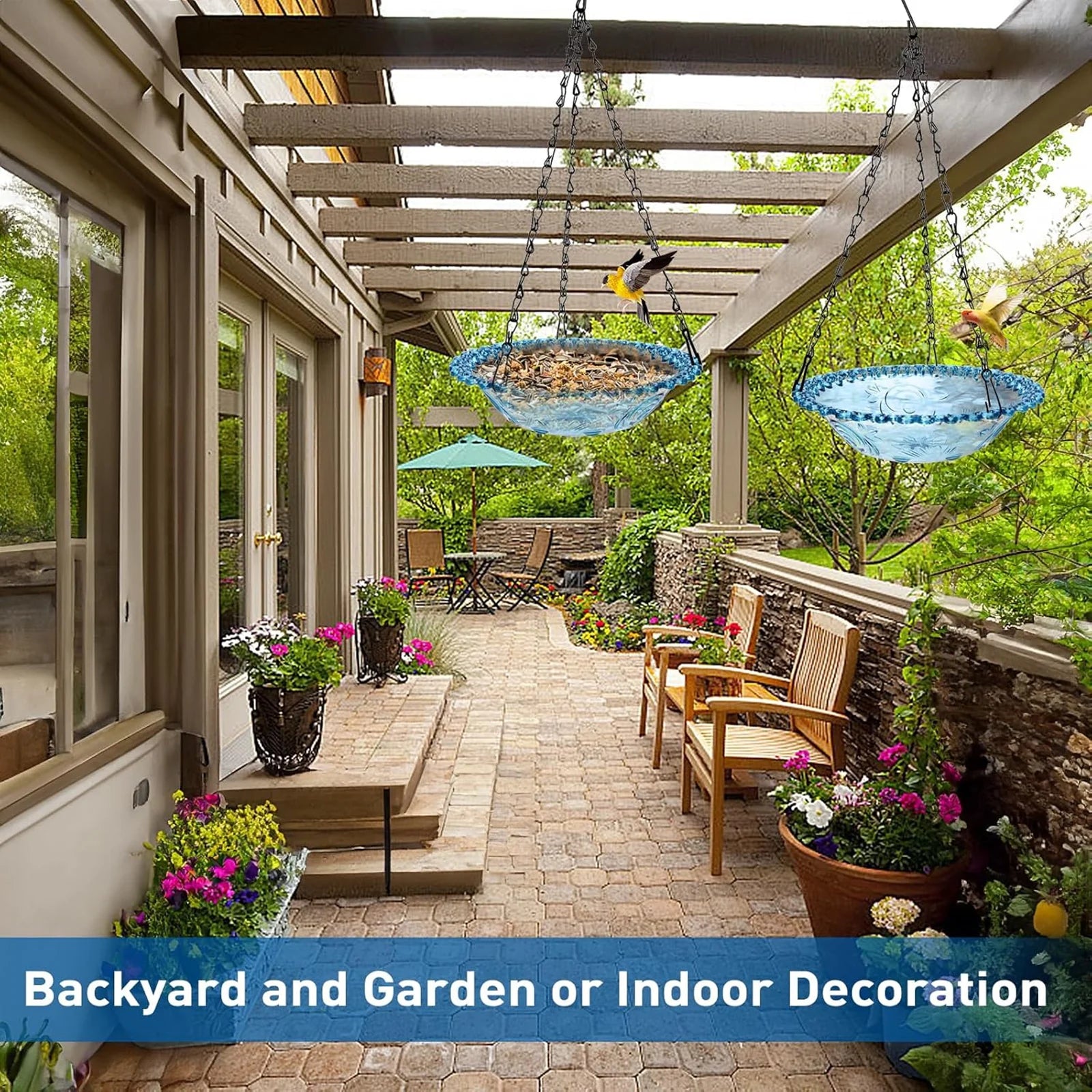 Acrylic Bird Feeder Bird Feeder Outdoor Hanging Bird Feeder