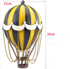 19Th Century European Retro Wrought Iron Hot Air Balloon Model Hotel Store Hanging Ornaments Crafts Home Furnishings Decoration