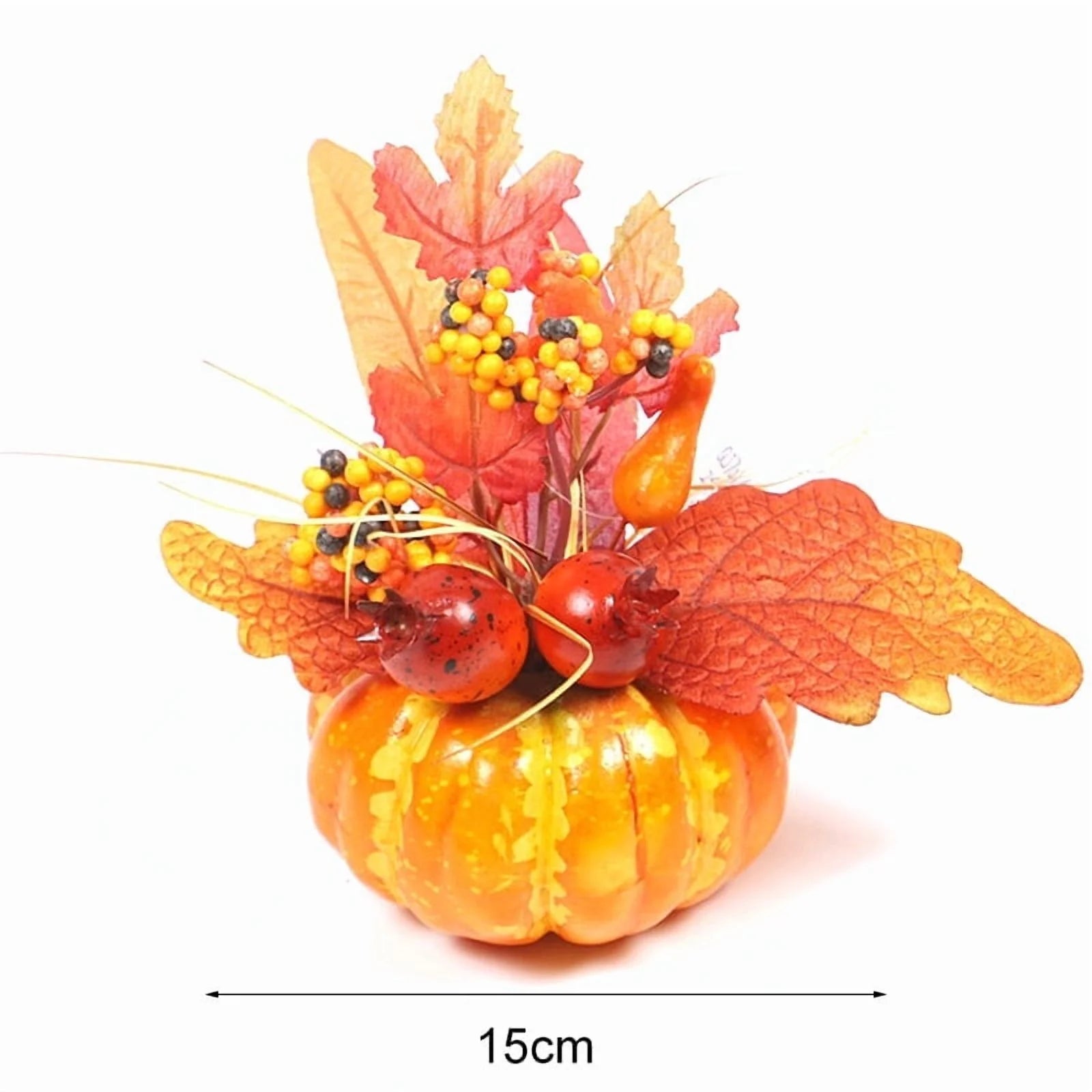 Artificial Pumpkins Table Home Decor House Prop Autumn Fall Harvest Thanksgiving Decoration;Artificial Pumpkins Table Home Decor House Prop Thanksgiving Decoration