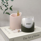 Jesmonite Holder - Candle Holder / Pen or Brush Holder