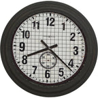 Grid Iron Works Wall Clock