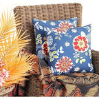 18 In. X 18 In. Outdoor Waterproof Decorative Pillows with Inserts for Patio Furniture, Throw Pillow (Pack of 2)