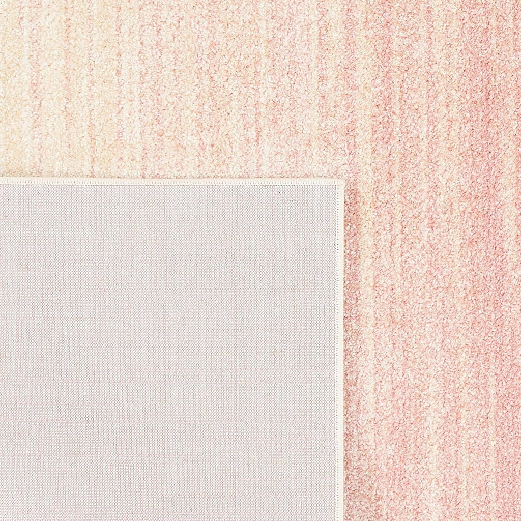 Adirondack Collection Runner Rug - 2'6" X 8', Pink & Ivory, Modern Ombre Design, Non-Shedding & Easy Care, Ideal for High Traffic Areas in Living Room, Bedroom (ADR142U)
