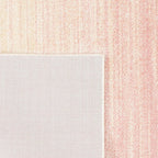 Adirondack Collection Runner Rug - 2'6" X 8', Pink & Ivory, Modern Ombre Design, Non-Shedding & Easy Care, Ideal for High Traffic Areas in Living Room, Bedroom (ADR142U)