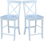 International Concepts X Back Stool Barstool