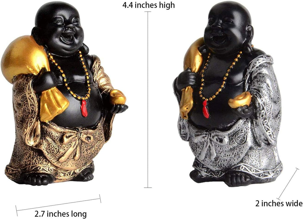 Buddha Statue Buddha Decor Laughing Buddha Statue for Home Decor Buddhist Decor Gold Buddha Statues for Home Decor