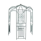 Garden Iron Garden Arch, 98.4 High X 63 Inch Wide, Garden Arbor for Various Climbing Plant, Outdoor Garden Lawn Backyard
