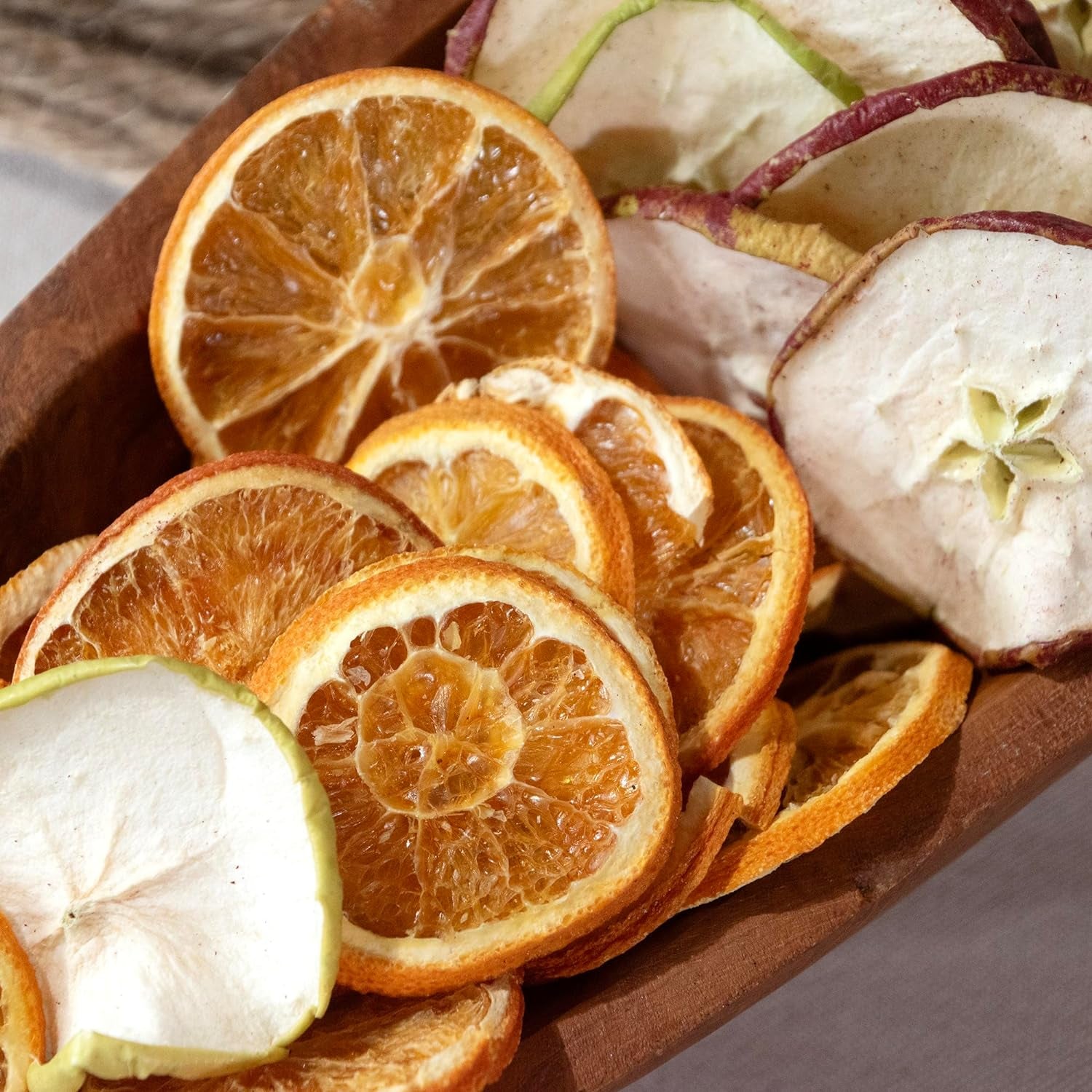 Natural Vase & Bowl Fillers | Dried Orange, Apple & Citrus Slices| Home Decor (Fruit Slices)