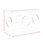 Katie Rectangle Mirrored Sofa Table