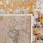 Madison Collection Runner Rug - 2' X 8', Grey & Beige, Modern Abstract Design, Non-Shedding & Easy Care, Ideal for High Traffic Areas in Living Room, Bedroom (MAD453A)