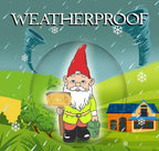 Garden Decorations - Solar Garden Statues Outdoor Clearance Large Garden Welcome Decor - Garden Gnomes Outdoor - Solar Garden Gnomes Welcome Sign Gnome Statue - Garden Nome Garden