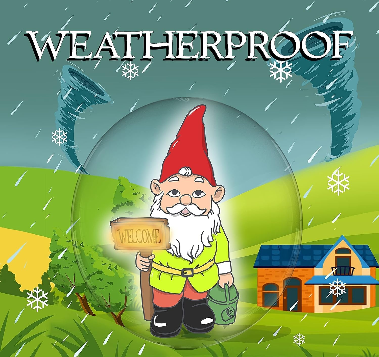 Garden Decorations - Solar Garden Statues Outdoor Clearance Large Garden Welcome Decor - Garden Gnomes Outdoor - Solar Garden Gnomes Welcome Sign Gnome Statue - Garden Nome Garden