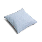 Square Pillow Weatherproof Bean Bag Decor, Maya Blue Intertwist, Weather Resistant Uv-Protected Fabric, 16 Inches