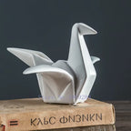 Modern Home Ceramics Thousand Paper Cranes Origami Abstract Handicraft Furnishings Children'S Room Decoration Accessories