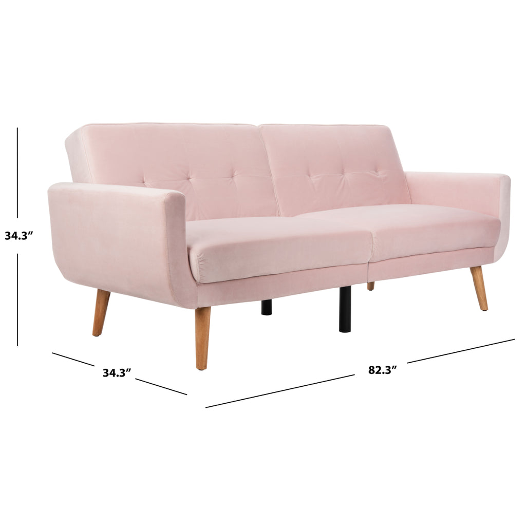 Bushwick Foldable Futon Bed Blush / Natural