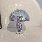 Disco Mushrooms Bedroom Decoration Mirror Mushroom Modern Home Decor Party Decorations Retro Reflective Mushroom Home Decor