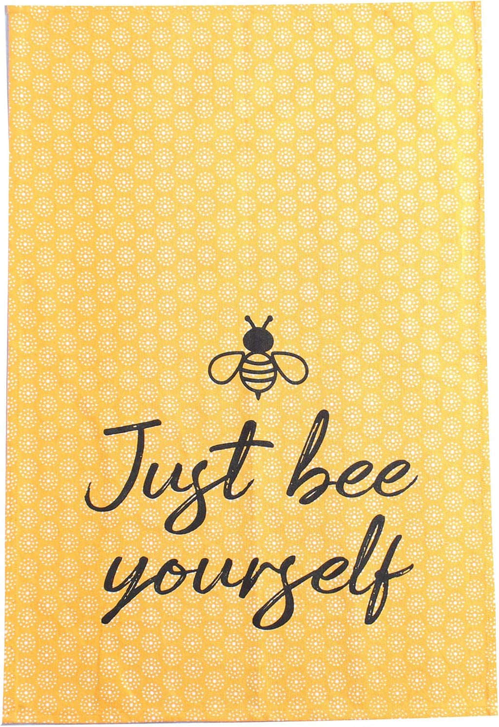 Cotton Kitchen Towels Set of 4 - Absorbent Dish Towels Set | Tea Towels | Bar Towels | Bee Grey Yellow Kitchen Dish Towels - Multi Purpose Kitchen Linen, Drying Dish Hand Towels 20X28