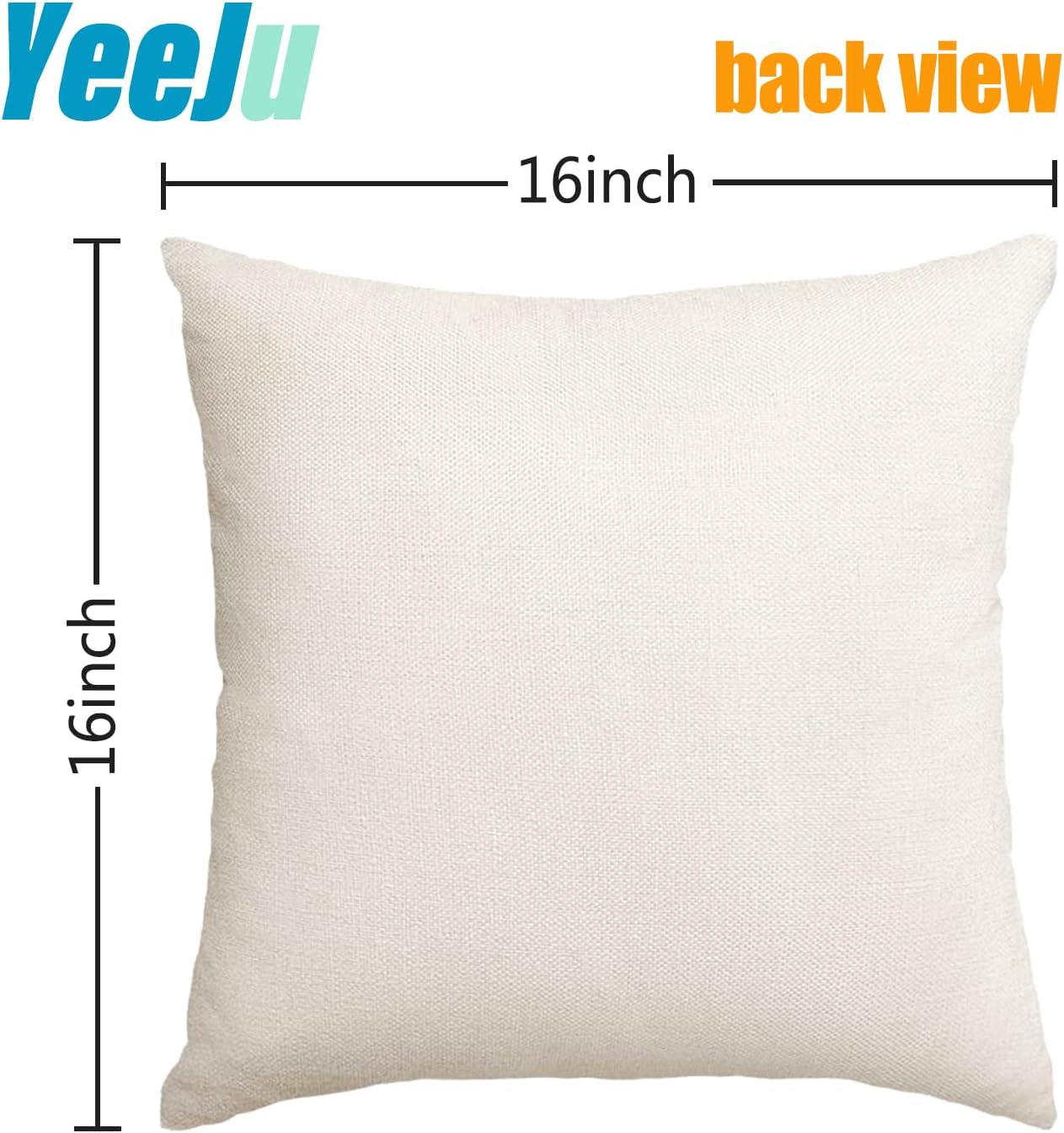 Fall Throw Pillow Covers 16X16 Set of 4 Thanksgiving Pumpkin Pillow Covers Autumn Leaves Pillow Cases Halloween Outdoor Sofa Couch Home Decorations Cushion Covers 16 Inch