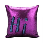 Mermaid Pillows Two Tone Sequins Throw Pillow Cushion Case DIY Case Double Sides Decorative Pillows FBE3