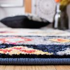 Adirondack Collection Area Rug - 5'1" X 7'6", Ivory & Grey, Boho Tribal Design, Non-Shedding & Easy Care, Ideal for High Traffic Areas in Living Room, Bedroom (ADR270A)