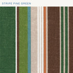 Outdoor Lumbar Pillow 2-Pack, 22 X 12, Stripe Pine Green Throw Pillows for Patio Furniture