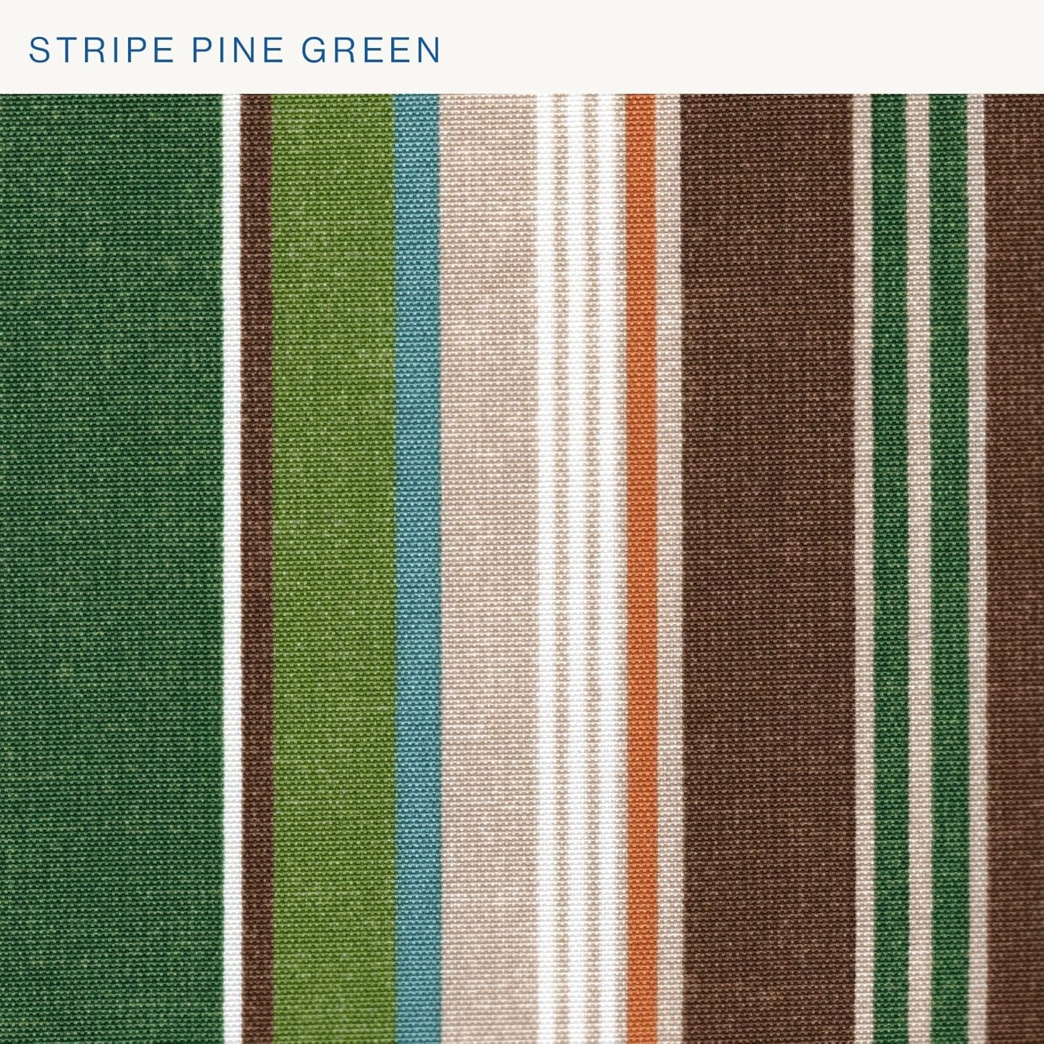 Outdoor Lumbar Pillow 2-Pack, 22 X 12, Stripe Pine Green Throw Pillows for Patio Furniture