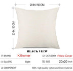 Kithomer Pink Christmas Decorations Pillow Covers 20X20 Set of 4 Polka Dots S...