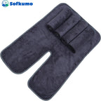 Microfiber Facial Towels - Set of 5 Spa Face Towels for Women, Professional Esthetician Supplies and Esthetician Essentials, Extra Soft, Large U Shaped Massage Spa Towels