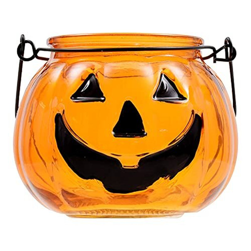Halloween Pumpkin Tealight Candle Holder