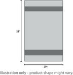 Lemon Yellow Printed Cotton Kitchen Towel Set - Absorbent Multi Purpose Kitchen Linen - 4 Drying Dish Hand Towels 20X28